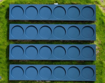 Säuglinge (Infanterie) Bewegung Trays (6x1) für 25 mm Rundbases.