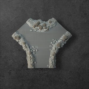Modular Wild River / Rocky River (28 / 32 mm scale), For Tabletop Wargames, Diorammas. Games like SAGA, Pillage. By Tofer&#39;s Miniatures