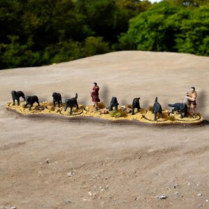 Perros de guerra del Imperio Romano / República PINTADOS. Miniaturas de 28 mm (juego de 10) Ideales para juegos como Hail Caesar y otros wargames.