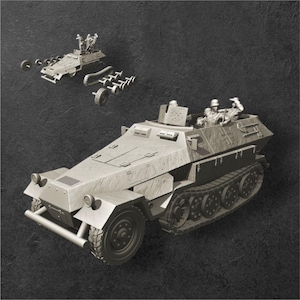 SD.KFZ. 251-1 AUSF. A (Germany, WW2) - Bolt Action 1/56 (28mm) scale  28 mm Miniatures