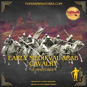 Early Medieval Arab Cavalry. 28 mm