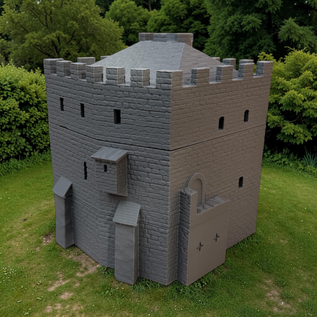Medieval Large Castle - Modular Castle System | Castle. 28mm Scale ...
