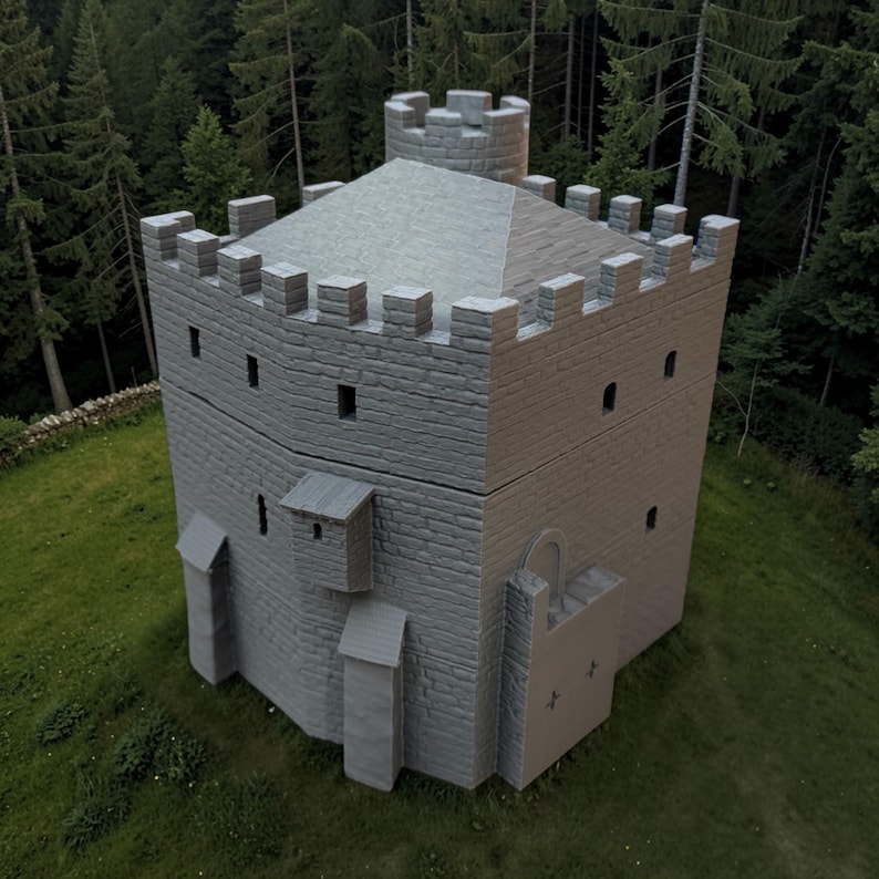 Medieval Large Castle - Modular Castle System | Castle. 28mm Scale ...
