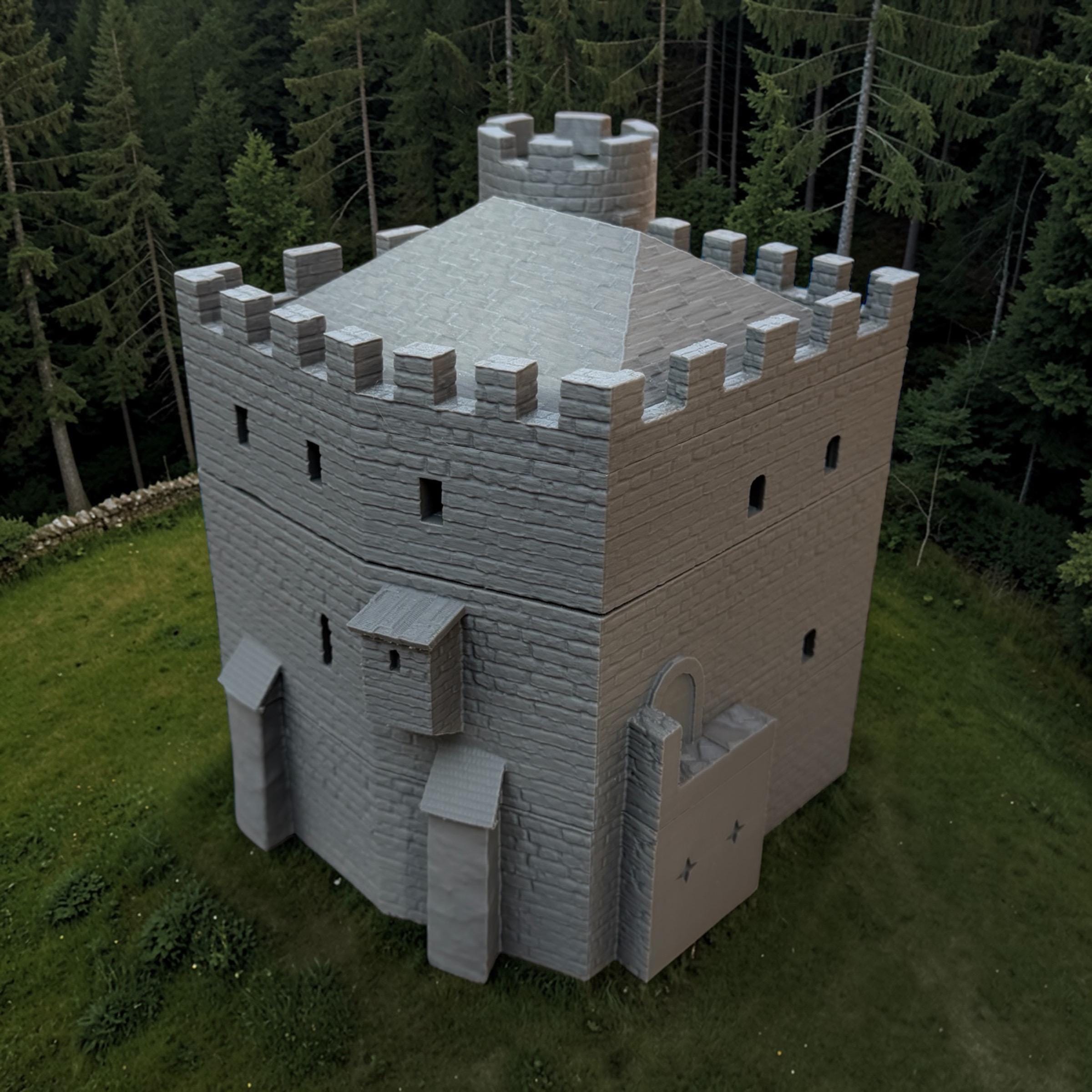 Medieval Large Castle - Modular Castle System | Castle. 28mm Scale ...