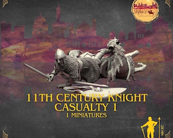 Caballero del siglo XI, baja 1. Miniaturas de 28 mm