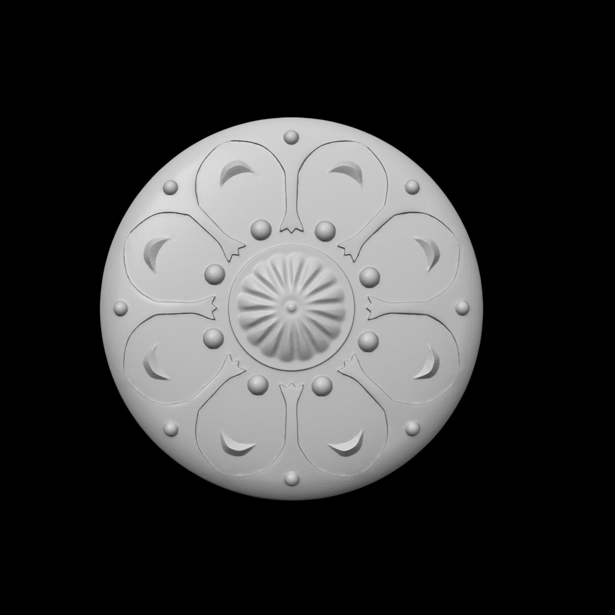 Set of 20. Medieval Arab, Almoravid, and Andalusian Shields. by ...