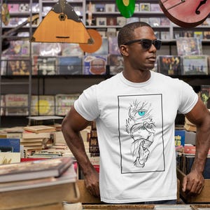 Gojo Satoru Anime Shirt | Jujutsu Kaisen Tee for True Fans | Unisex Cotton T-Shirt | Cool Otaku Gift