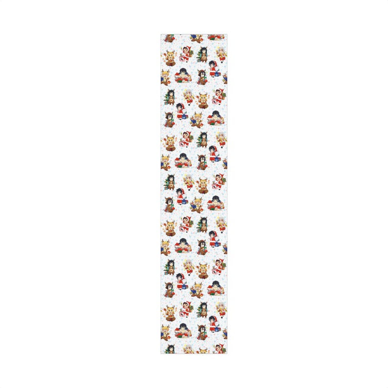 Chibi Demon Slayer Boy Edition Wrapping Paper, Anime Gift Wrap, Kimetsu no Yaiba, Anime wrapping paper, Chibi wrap, Otaku wrap, Demon Slayer image 7