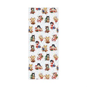 Chibi Demon Slayer Boy Edition Wrapping Paper, Anime Gift Wrap, Kimetsu no Yaiba, Anime wrapping paper, Chibi wrap, Otaku wrap, Demon Slayer image 8