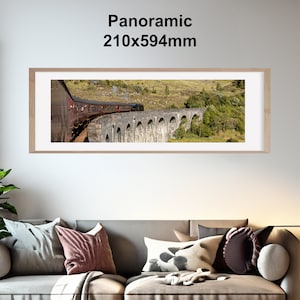 Jacobite Steam Train | Glenfinnan Viaduct | Scotland | Panoramic