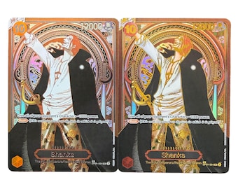 Handmade Holographic One Piece TCG Proxy Cards (Set of 2)