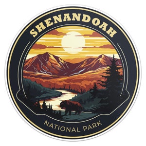 Shenandoah National Park Sticker Car Bumper Decal