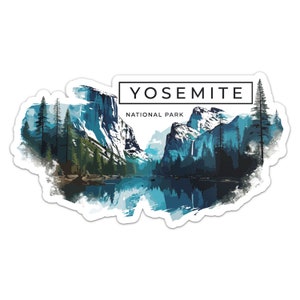 Yosemite National Park Sticker Vinyl Car Bumper Decal