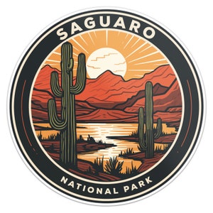 Saguaro National Park Sticker Car Bumper Decal