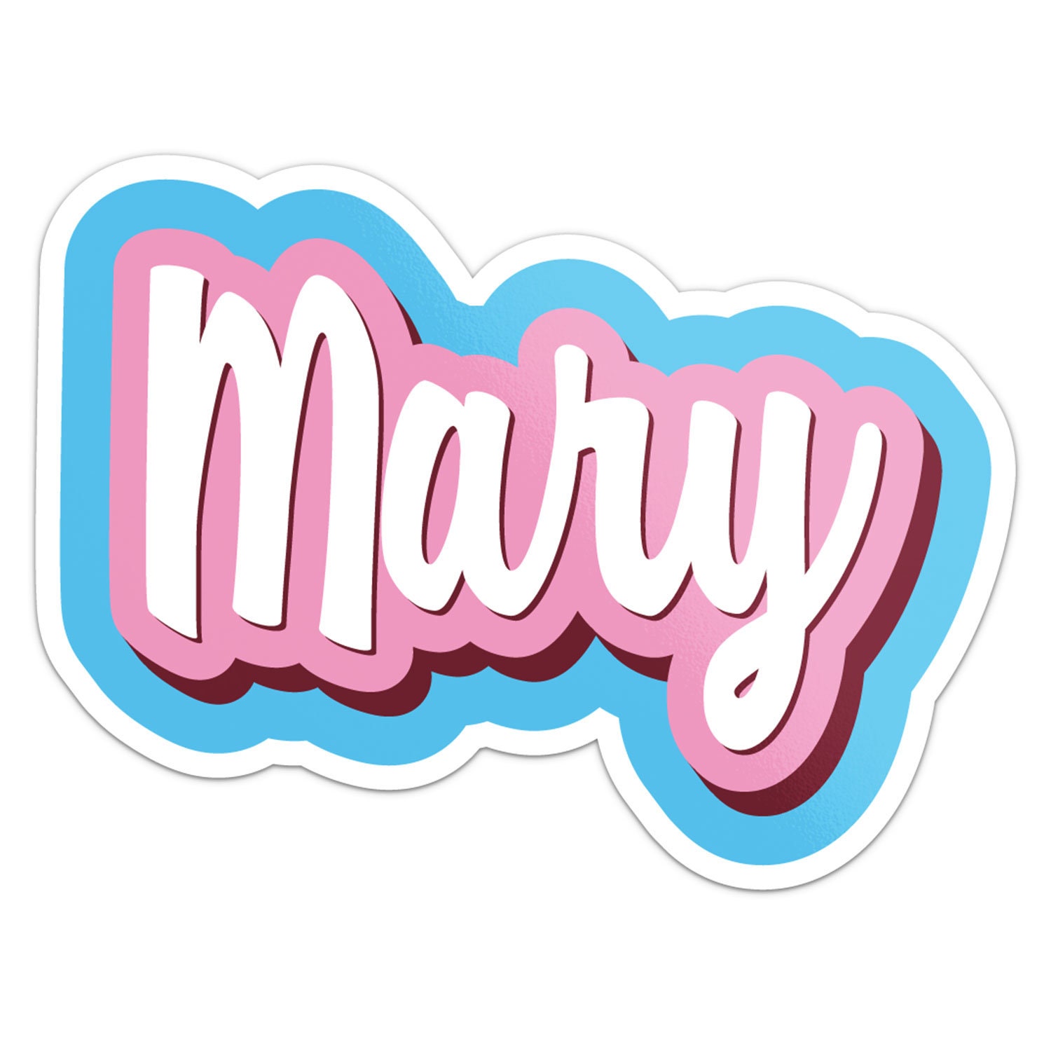 Andmary Letter mary logo toóp pink