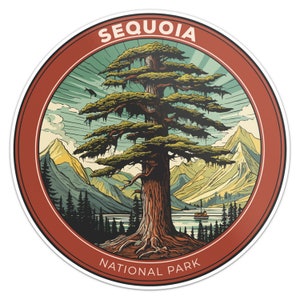 Sequoia National Park Sticker Car Bumper Decal