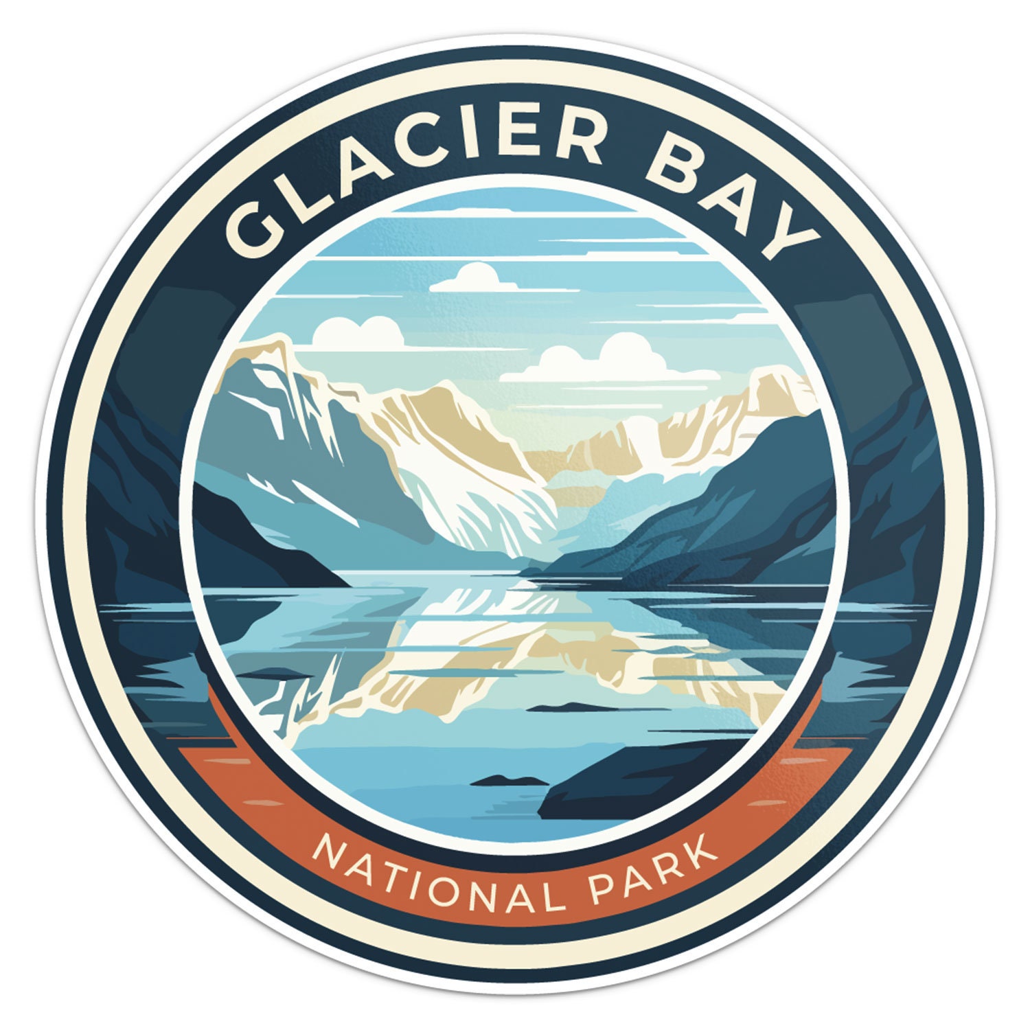 Glacier Bay National Park Sticker Car Bumper Decal