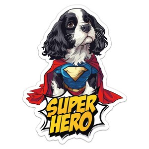 English Springer Spaniel Dog Car Bumper Sticker Decal
