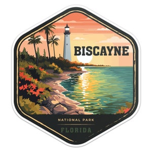 Biscayne National Park Sticker Car Bumper Decal