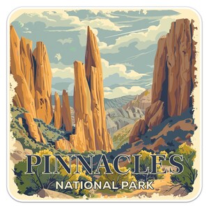 Sticker pour voiture Pinnacles National Park