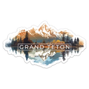Grand Teton National Park Aufkleber Autoaufkleber