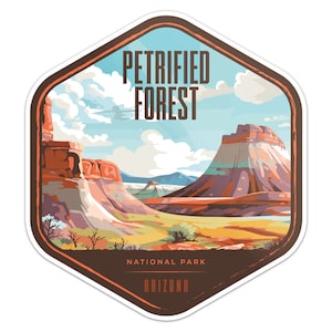 Petrified Forest National Park Sticker Car Bumper Decal