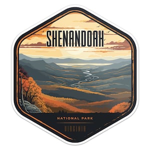 Shenandoah National Park Sticker Car Bumper Decal