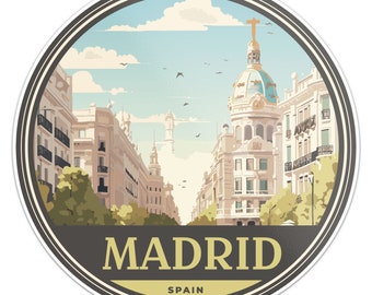 Spanien Madrid Stadt Vinyl Aufkleber Auto Aufkleber