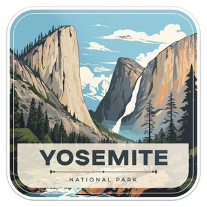 Yosemite National Park Sticker Car Bumper Decal