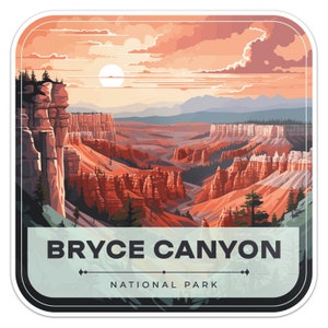 Bryce Canyon National Park Sticker Auto Aufkleber