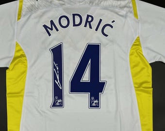 Luka Modrić Signed Tottenham 2009/2010 Home Shirt