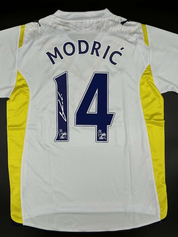 Luka Modrić Signed Tottenham 2009/2010 Home Shirt - Etsy