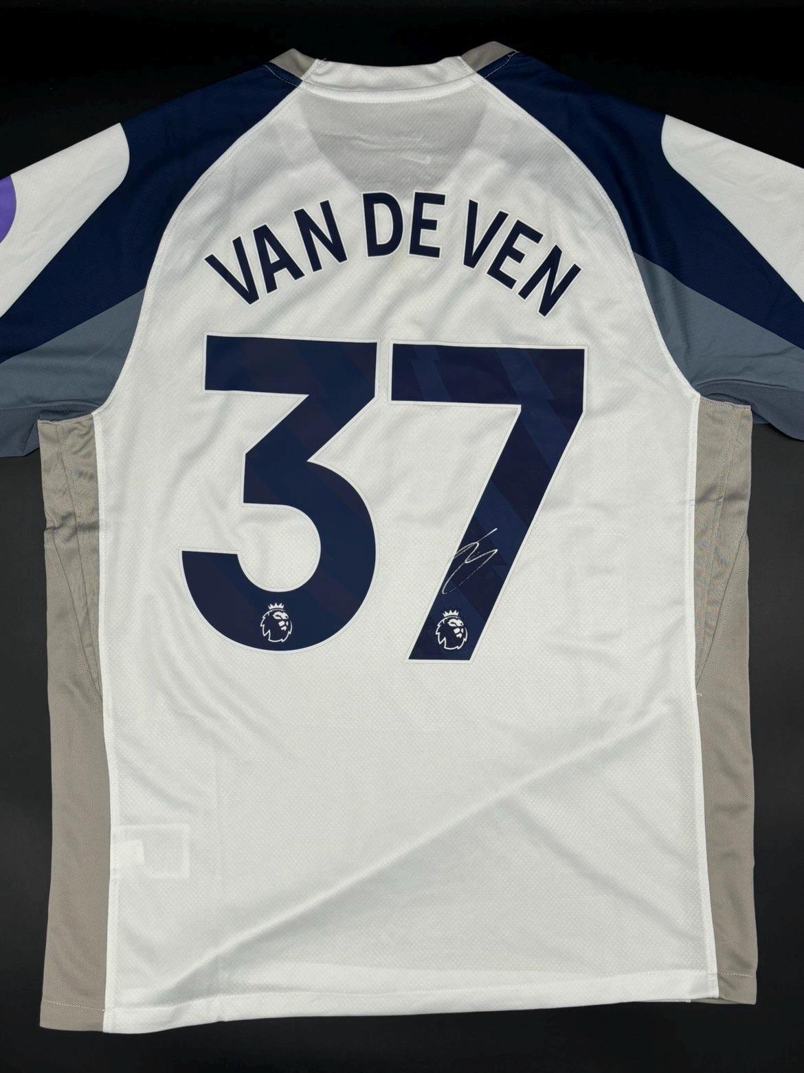 Micky Van De Ven Signed Tottenham Home Shirt - Etsy