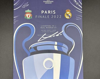 ルカ・モドリッチ直筆サイン入りレアル・マドリード UCL優勝記念写真
