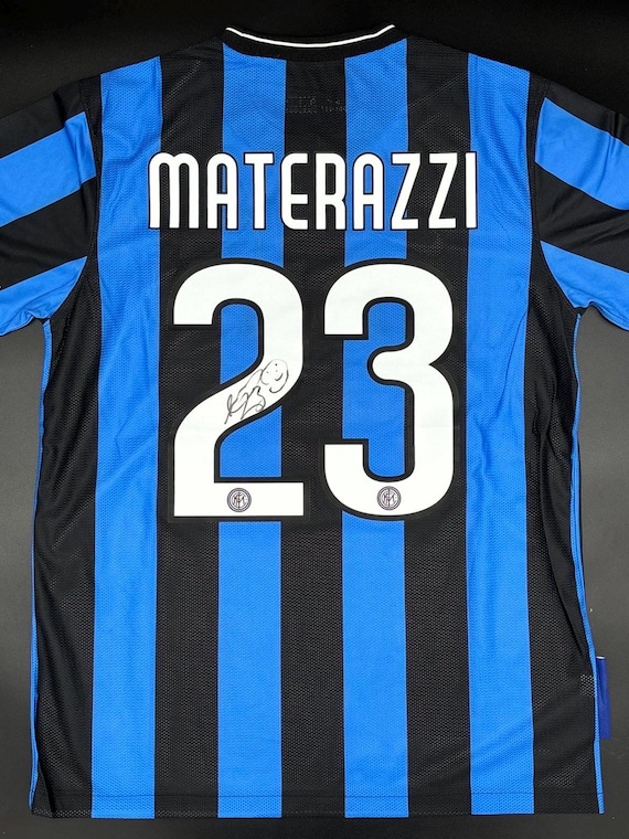 Marco Materazzi Signed Shirt - Etsy