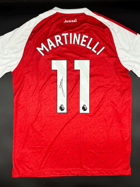 Gabriel Martinelli Signed Shirt - Etsy Israel