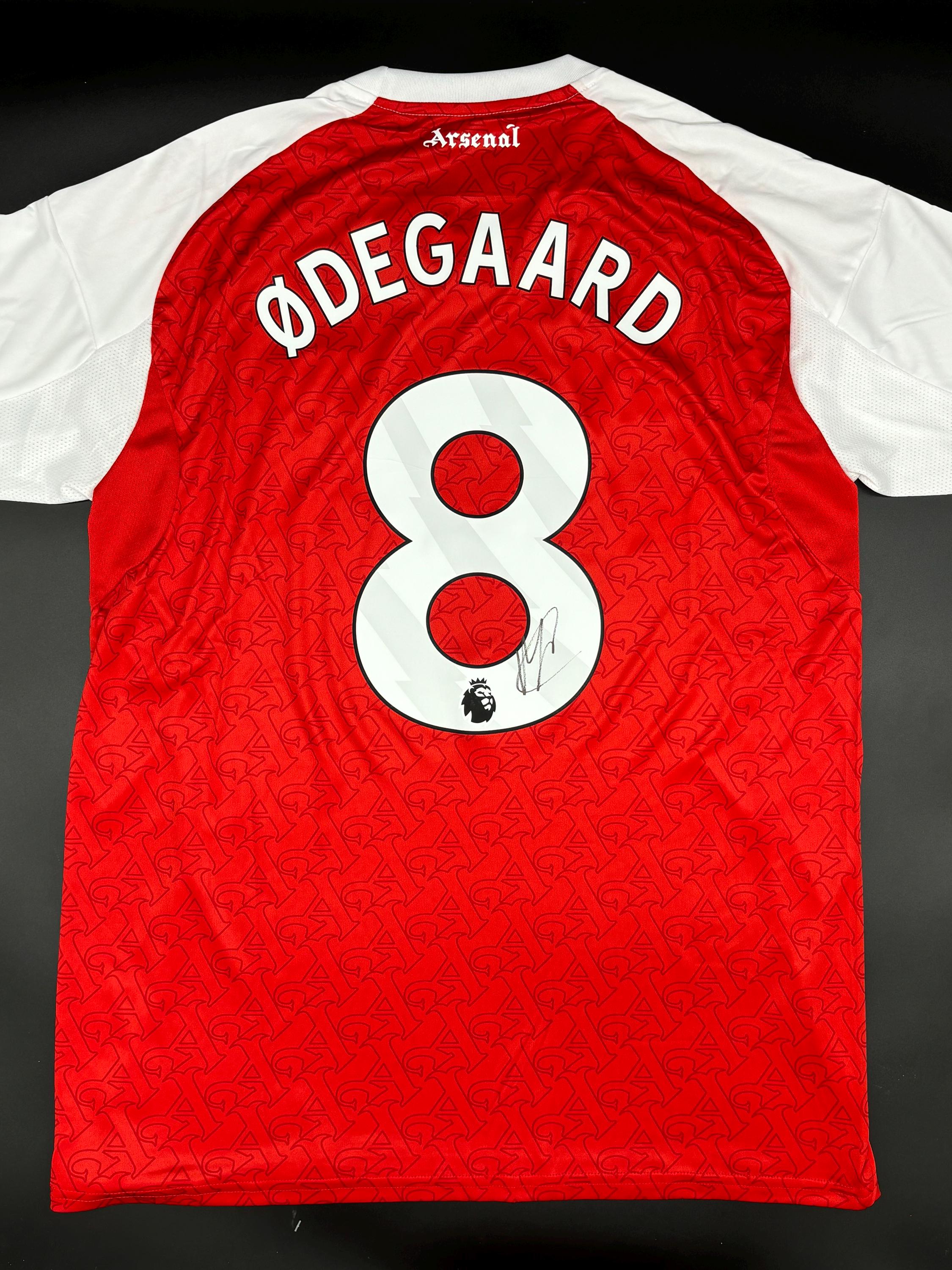 Martin Ødegaard Signed Shirt - Etsy