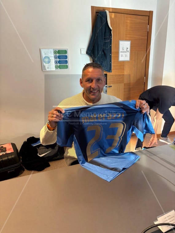Marco Materazzi Signed Shirt - Etsy Israel