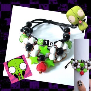 KANDI-SCEN - Tjej invader zim, Domo, Nyan Cat Emo-stil, Internet,
