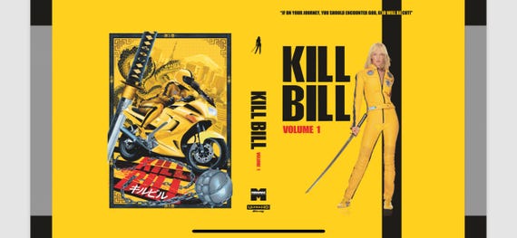KILL BILL VOL 1 - Custom Fullslip - Alternate Edition - Etsy