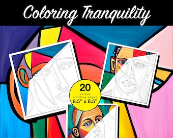 Coloring Tranquility: Therapeutic Abstract Patterns #2
