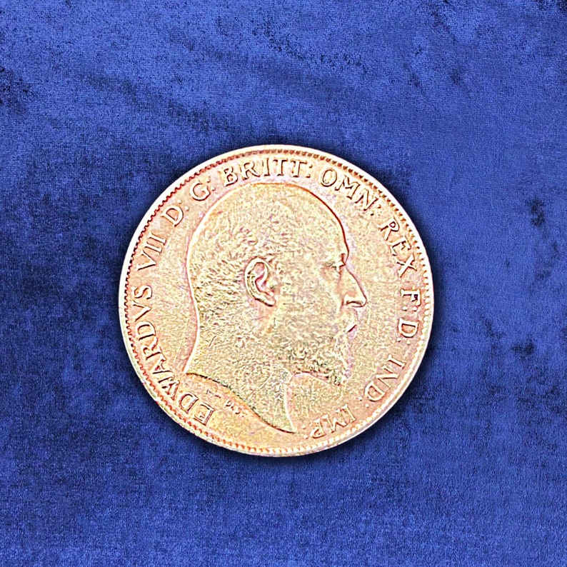 22ct-gold-edward-vii-half-sovereign-coin-1906-etsy-uk
