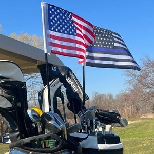 Caddy Flags - Golf Bag Flag - Golf Gift - American Flag