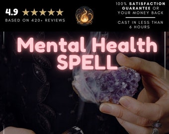 Mental Health Spell Powerful | 5000+ Clients | Custom Made for you | Fast Results | Anxiety Help  Spell | Emotional Repair | Depression Help