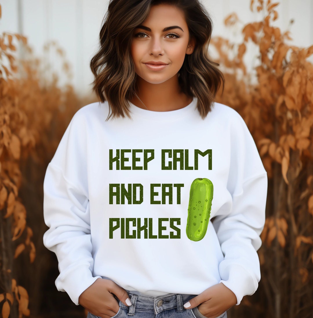 Pickles Sweatshirt Pickle Sweater I love Pickles Shirt Etsy.de