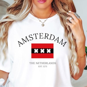 Amsterdam Shirt, Netherlands Gift, Dutch T-shirt, Holland Shirt, Netherlands Shirt