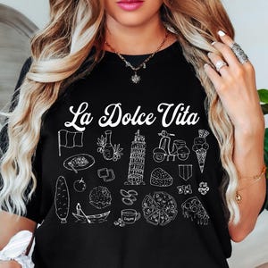 La Dolce Vita Italia T-Shirt: Comfort Colors Ring-Spun Cotton Tee