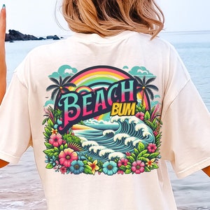 Beach Bum Shirt, Salty Shirt, Oversized Tee, Preppy Clothes, Sunshine State of Mind,  Summer T-Shirt, Beach Shirt, Comfort Colors Shirt