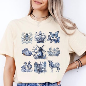 Comfort Colors Amsterdam Shirt, Holland Tee, Dutch Shirt, Unisex Shirt, Netherlands Shirt, Holland Vacation Shirt