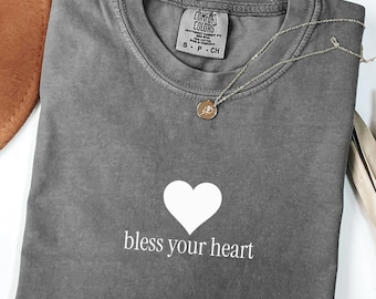 Bless Your Heart Comfort Colors® Shirt, Funny Southern T-Shirt, Country Girl Tee, Cowgirl Concert Tshirt